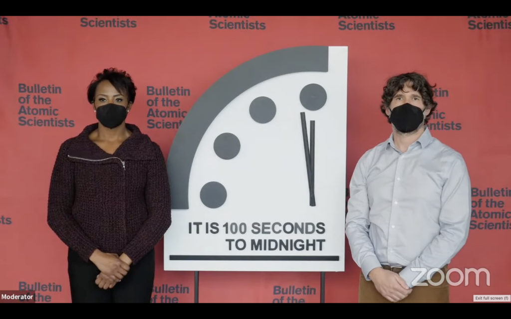 Doomsday Clock Stays At Seconds To Midnight Washington Examiner